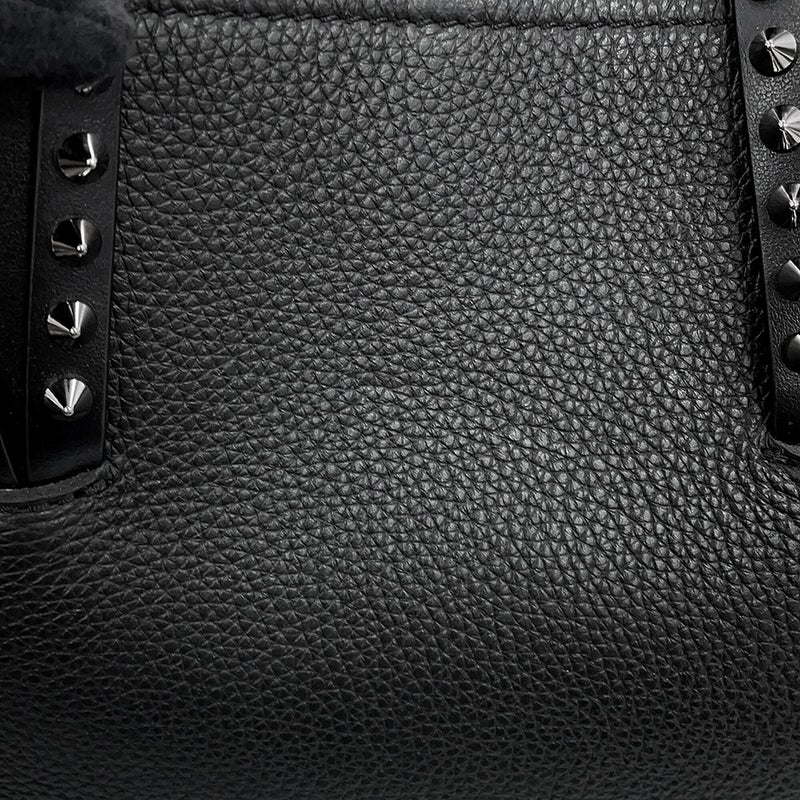 クリスチャン・ルブタン トートバッグ CABATA カバタ スモール スパイクスタッズ カーフレザー 3205219 Christian Louboutin 黒