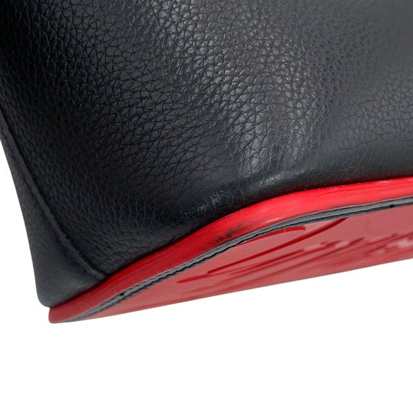 クリスチャン・ルブタン トートバッグ CABATA カバタ スモール スパイクスタッズ カーフレザー 3205219 Christian Louboutin 黒