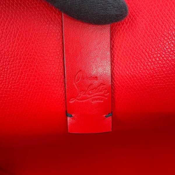 クリスチャン・ルブタン トートバッグ CABATA カバタ スモール スパイクスタッズ カーフレザー 3205219 Christian Louboutin 黒