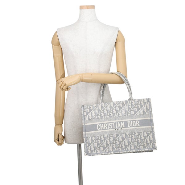 クリスチャン・ディオール トートバッグ オブリーク ブックトート ミディアム キャンバス M1296ZRIW Christian Dior