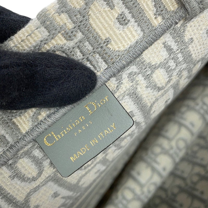 クリスチャン・ディオール トートバッグ オブリーク ブックトート ミディアム キャンバス M1296ZRIW Christian Dior