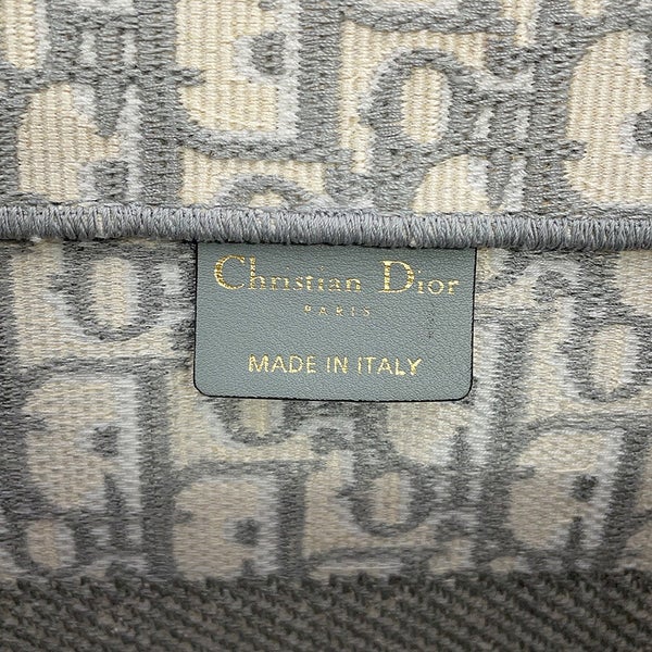 クリスチャン・ディオール トートバッグ オブリーク ブックトート ミディアム キャンバス M1296ZRIW Christian Dior