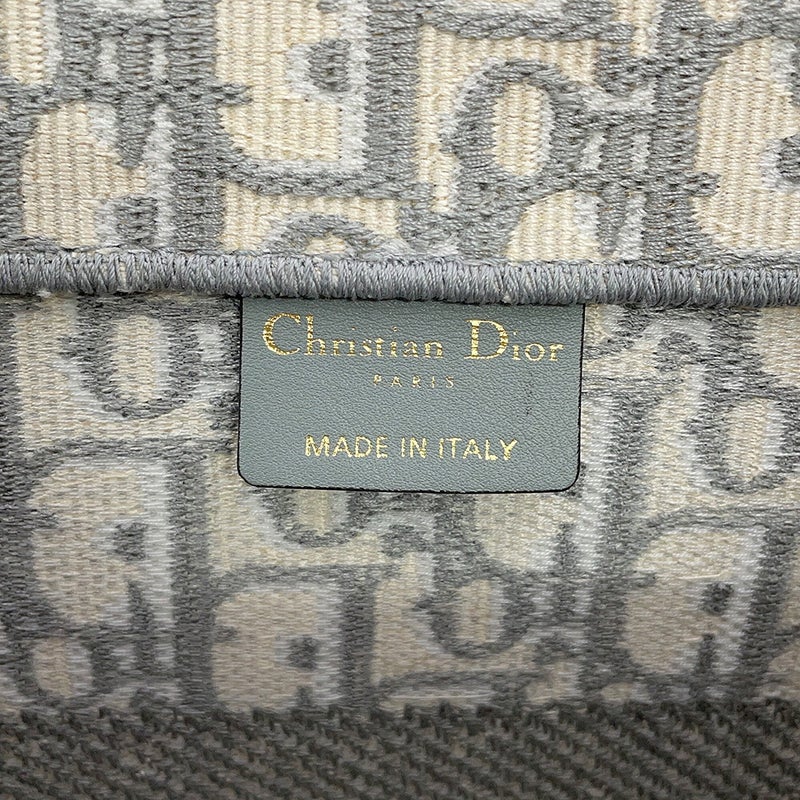 クリスチャン・ディオール トートバッグ オブリーク ブックトート ミディアム キャンバス M1296ZRIW Christian Dior