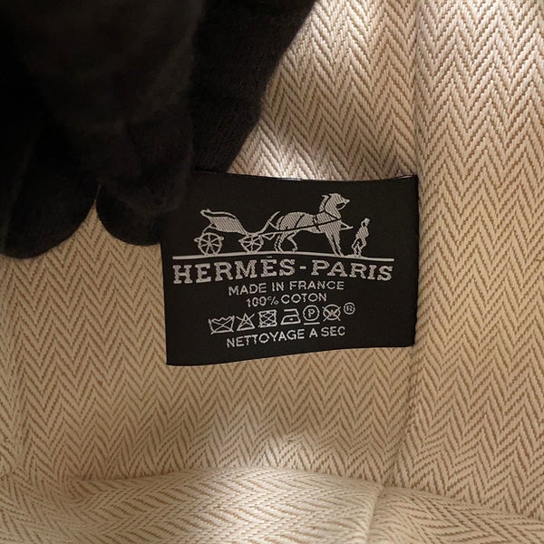 エルメス ポーチ ブリッド・ア・ブラックPM ナチュラル/シルバー金具 キャンバス HERMES バッグ 小物入れ