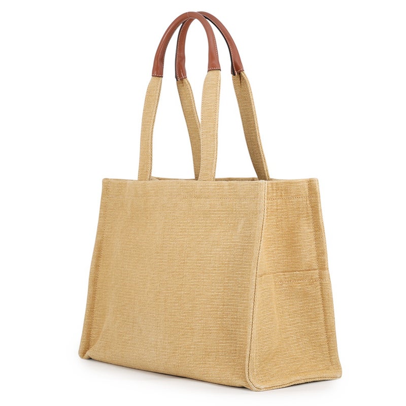 セリーヌ トートバッグ トリオンフ カバタイス トート ラージ キャンバス レザー 196762 CELINE