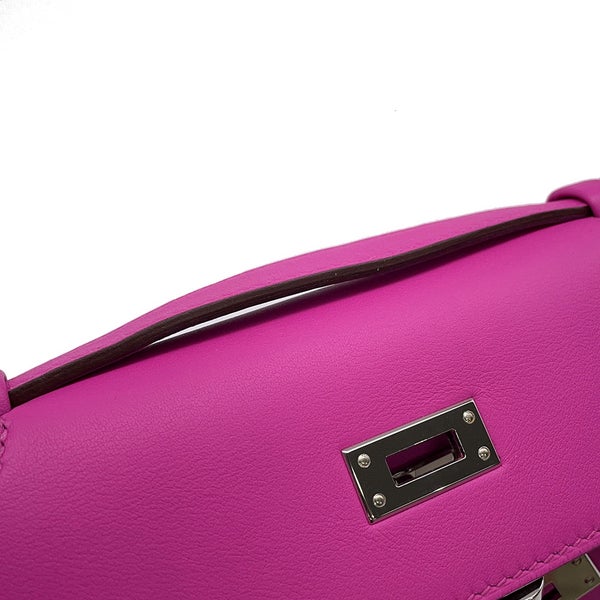 エルメス ハンドバッグ ポシェットケリー マグノリア/シルバー金具 スイフト U刻印 HERMES バッグ
