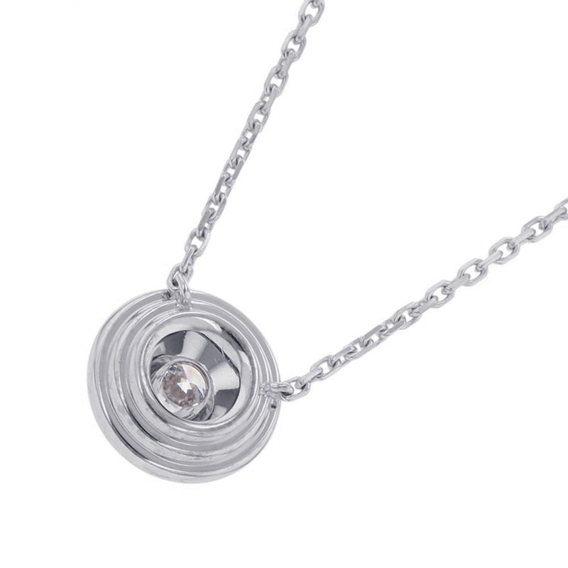 カルティエ ネックレス ダムール パヴェ ダイヤモンド 中石0.19ct K18WGホワイトゴールド N7406700 Cartier GIA鑑定書付き ペンダント