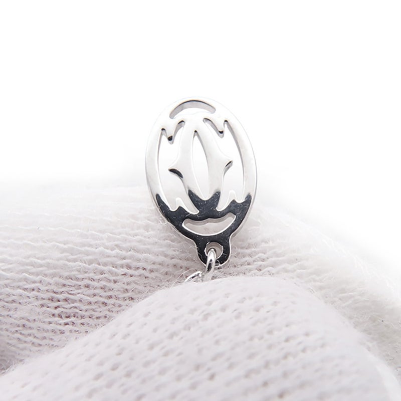 カルティエ ネックレス ダムール パヴェ ダイヤモンド 中石0.19ct K18WGホワイトゴールド N7406700 Cartier GIA鑑定書付き ペンダント