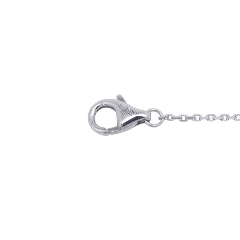 カルティエ ネックレス ダムール パヴェ ダイヤモンド 中石0.19ct K18WGホワイトゴールド N7406700 Cartier GIA鑑定書付き ペンダント