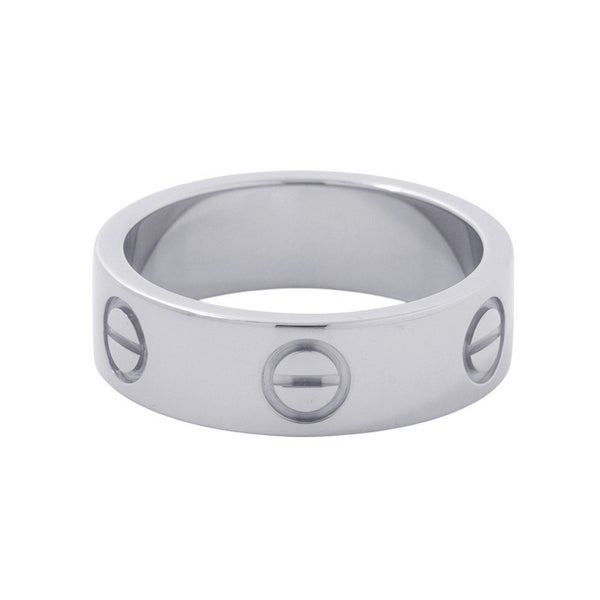 カルティエ リング LOVE リング クラシックモデル K18WGホワイトゴールド サイズ50 B4084700 Cartier 指輪 ラブリング