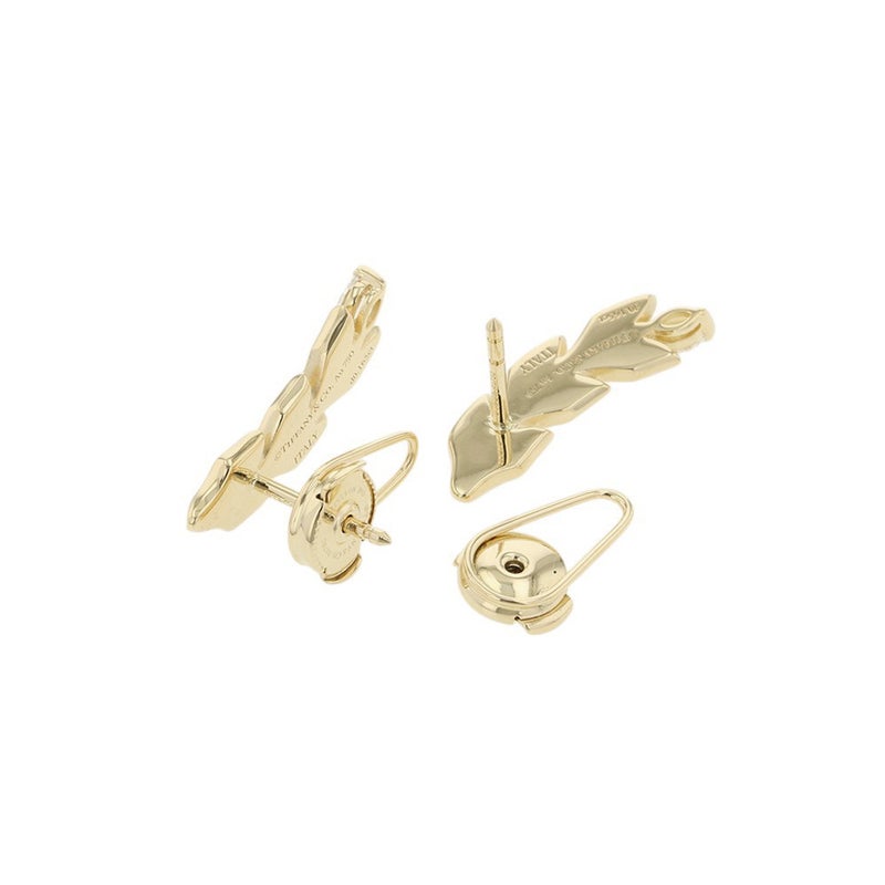 ティファニー ピアス ビクトリア ヴァイン クライマー ダイヤモンド 計0.33ct K18YGイエローゴールド Tiffany&Co.