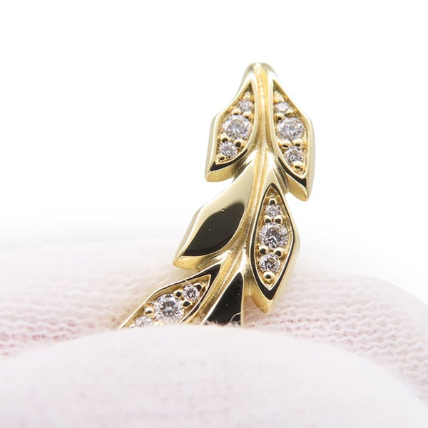 ティファニー ピアス ビクトリア ヴァイン クライマー ダイヤモンド 計0.33ct K18YGイエローゴールド Tiffany&Co.