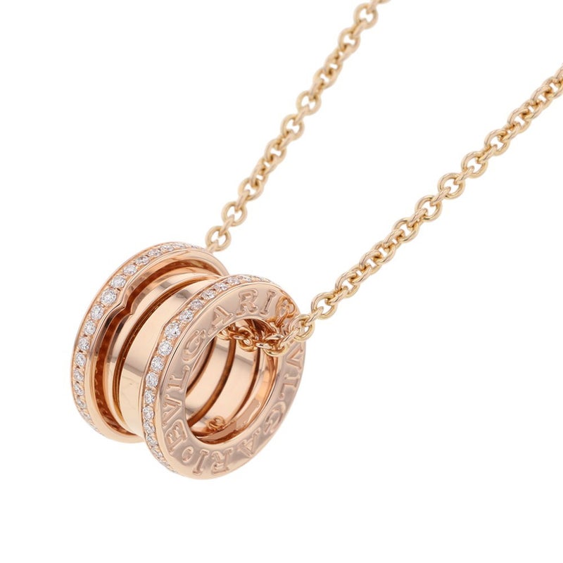 ブルガリ ネックレス ビーゼロワン B-zero1 ダイヤモンド 計0.25ct K18PGピンクゴールド 362344 BVLGARI ペンダント