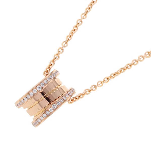 ブルガリ ネックレス ビーゼロワン B-zero1 ダイヤモンド 計0.25ct K18PGピンクゴールド 362344 BVLGARI ペンダント