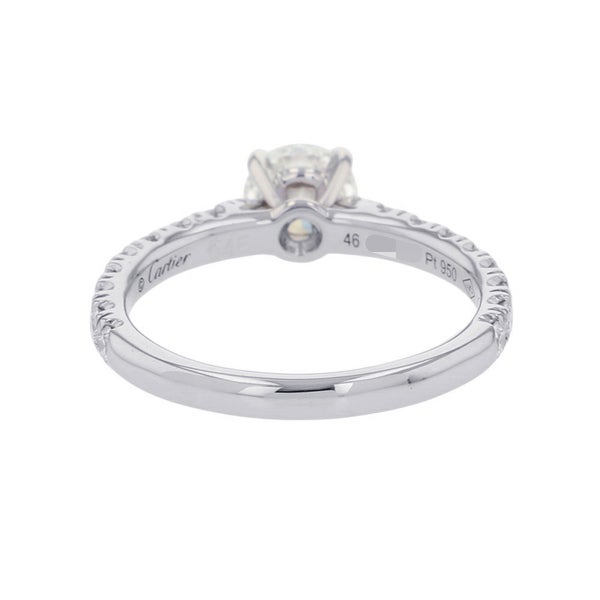 カルティエ リング エタンセル ドゥ カルティエ ソリテールリング ダイヤモンド 中石0.45ct Pt950 サイズ46 N4744300 指輪
