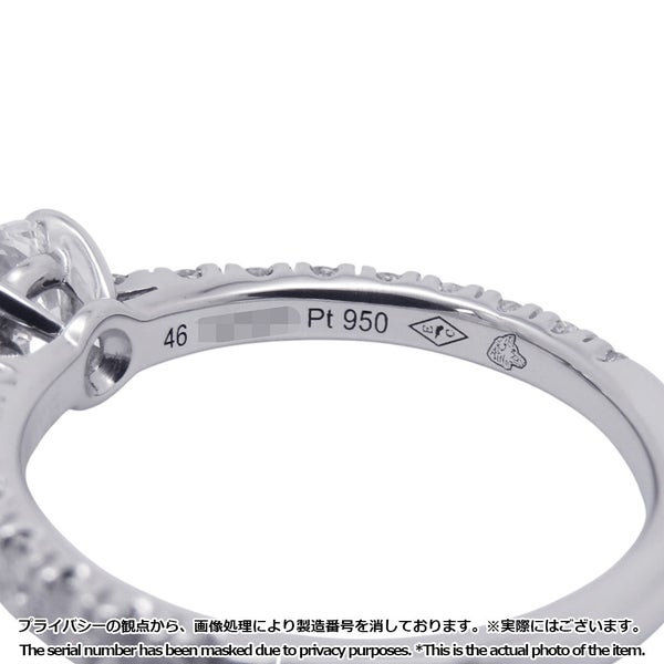 カルティエ リング エタンセル ドゥ カルティエ ソリテールリング ダイヤモンド 中石0.45ct Pt950 サイズ46 N4744300 指輪