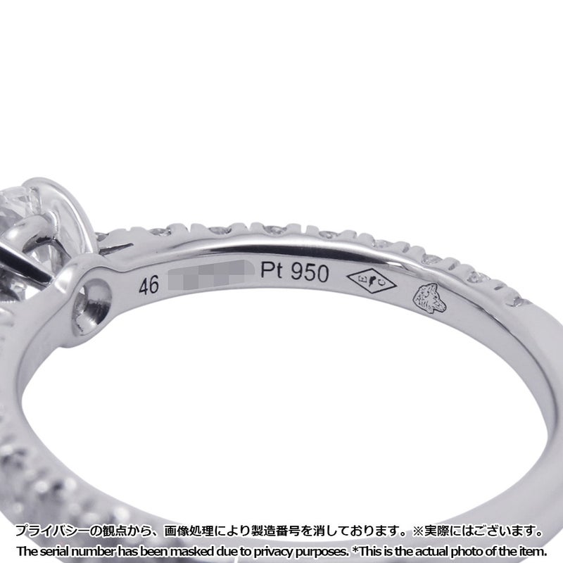 カルティエ リング エタンセル ドゥ カルティエ ソリテールリング ダイヤモンド 中石0.45ct Pt950 サイズ46 N4744300 指輪