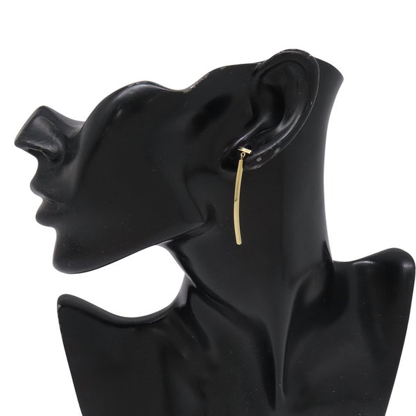ティファニー ピアス Tワイヤー バー ドロップ K18YGイエローゴールド 62271841 Tiffany&Co. ジュエリー