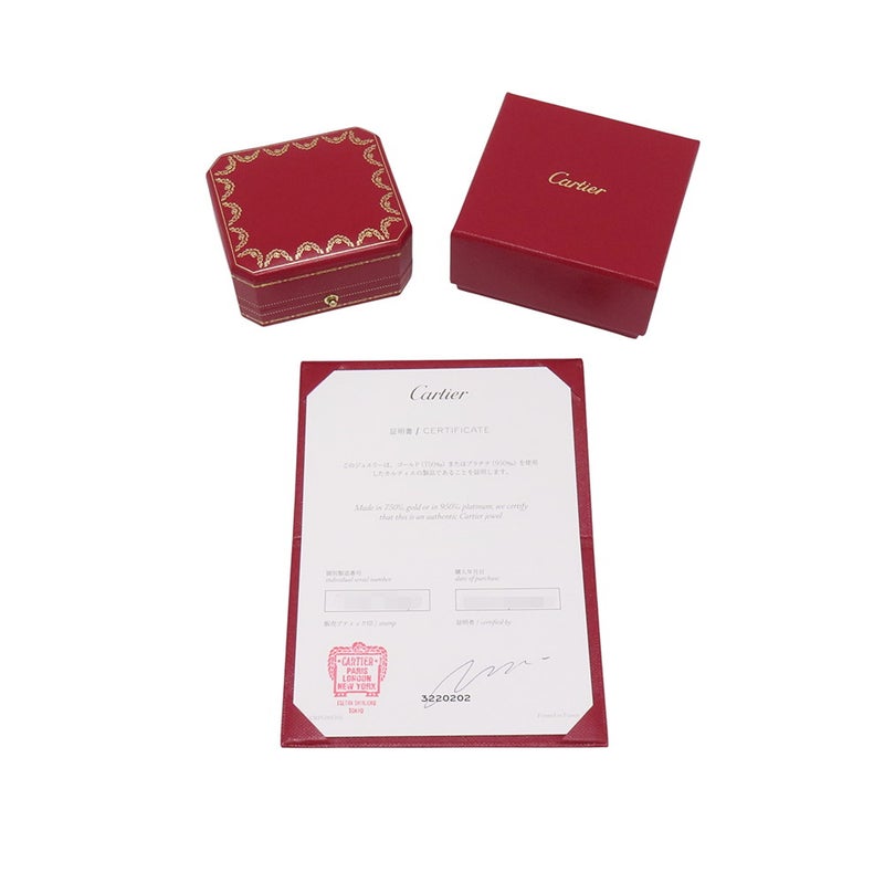 カルティエ ピアス クラッシュ ドゥ カルティエ フープ ミニモデル K18PGピンクゴールド B8301520 Cartier イヤリング