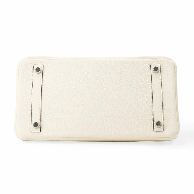 エルメス バーキン30 ナタ/シルバー金具 トゴ U刻印 HERMES Birkin ハンドバッグ