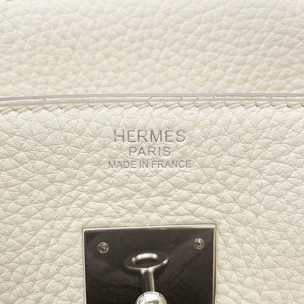 エルメス バーキン30 ナタ/シルバー金具 トゴ U刻印 HERMES Birkin ハンドバッグ