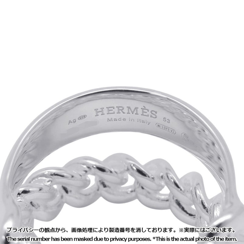 エルメス リング ブックルセリエ アンフレクシブルMM SV925シルバー リングサイズ53 HERMES 指輪 ジュエリー