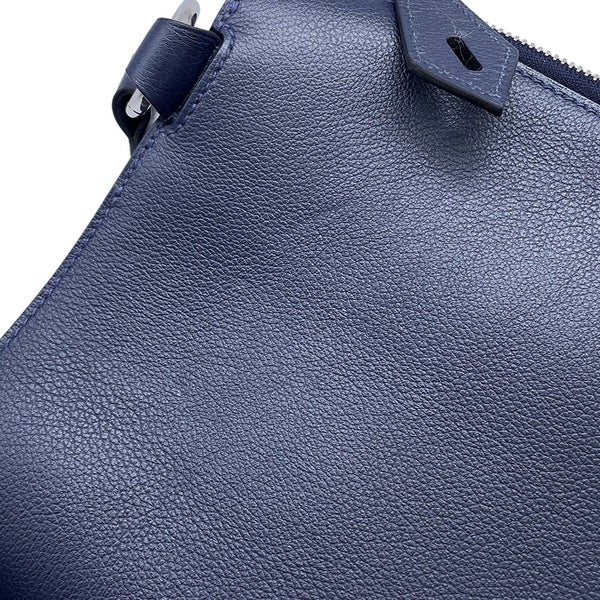 エルメス ショルダーバッグ ボリトル ブルーネイビー/シルバー金具 エバーグレイン B刻印 クラッチバッグ メンズ