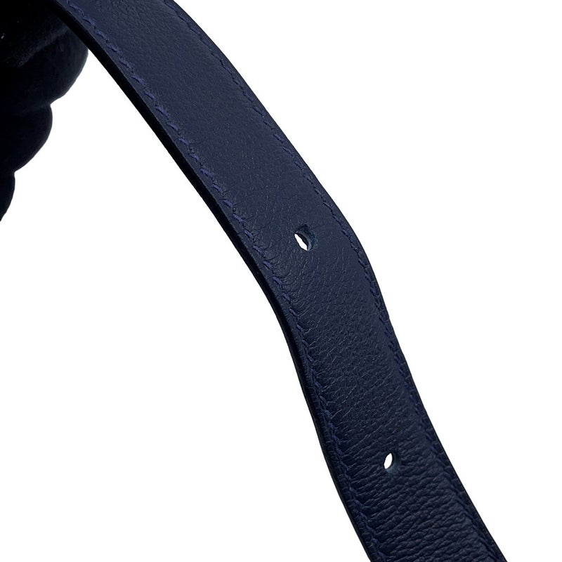 エルメス ショルダーバッグ ボリトル ブルーネイビー/シルバー金具 エバーグレイン B刻印 クラッチバッグ メンズ