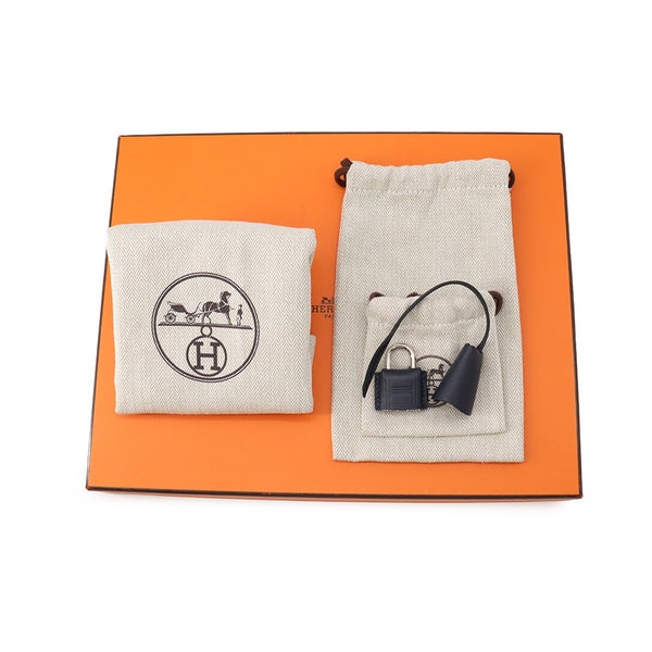 エルメス ショルダーバッグ ボリトル ブルーネイビー/シルバー金具 エバーグレイン B刻印 クラッチバッグ メンズ