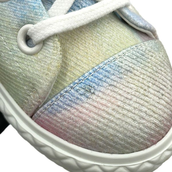 シャネル スニーカー ココマーク ローカット レースアップ レディースサイズ38C CHANEL 靴