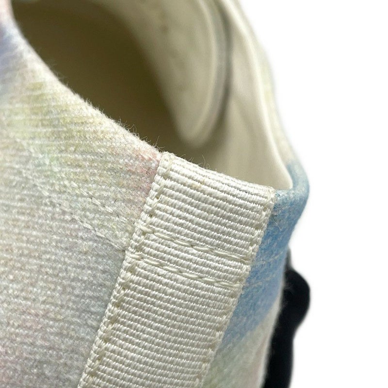 シャネル スニーカー ココマーク ローカット レースアップ レディースサイズ38C CHANEL 靴