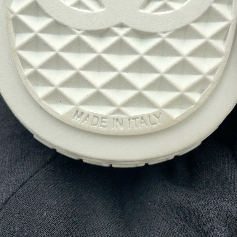 シャネル スニーカー ココマーク ローカット レースアップ レディースサイズ38C CHANEL 靴