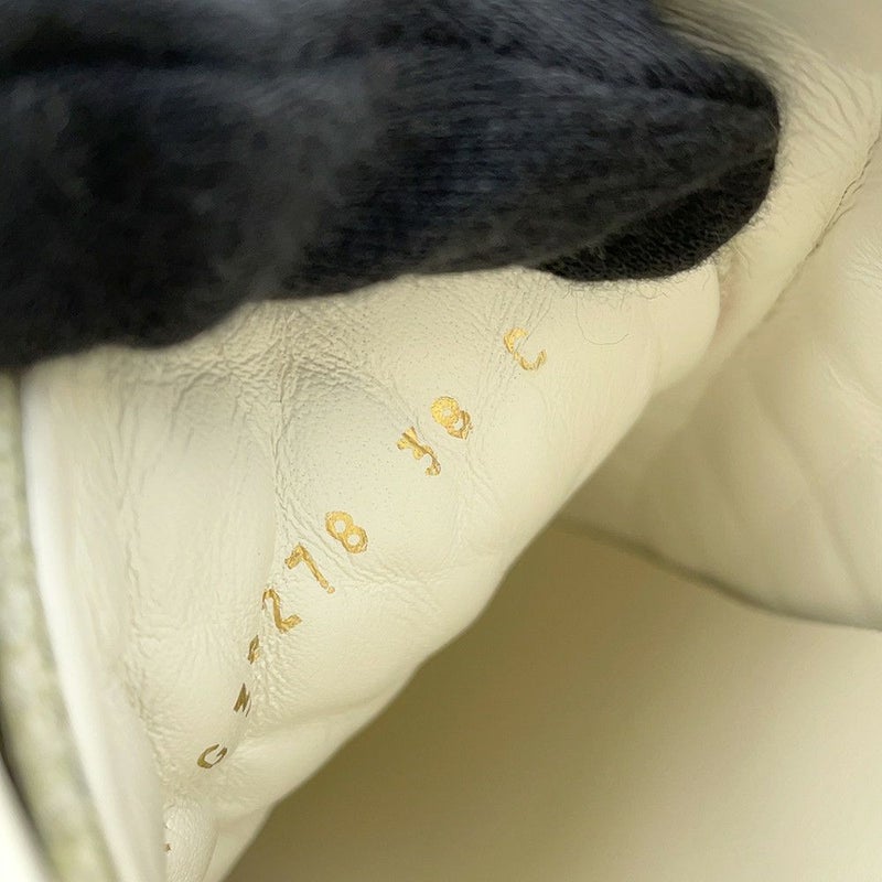 シャネル スニーカー ココマーク ローカット レースアップ レディースサイズ38C CHANEL 靴