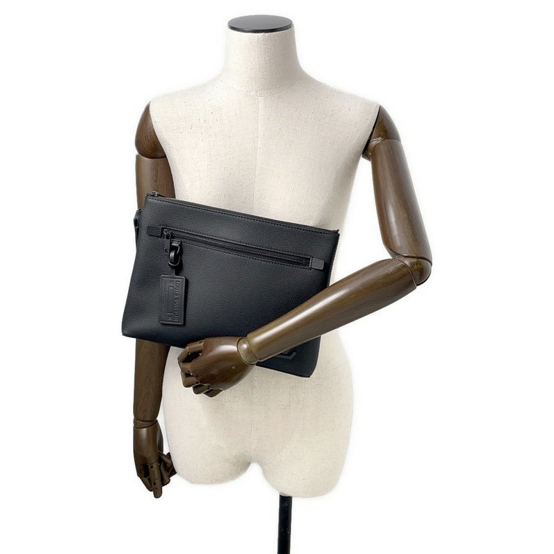 ルイヴィトン クラッチバッグ グレインレザー テイクオフ・ポーチ M69837 LOUIS VUITTON ブラック 黒