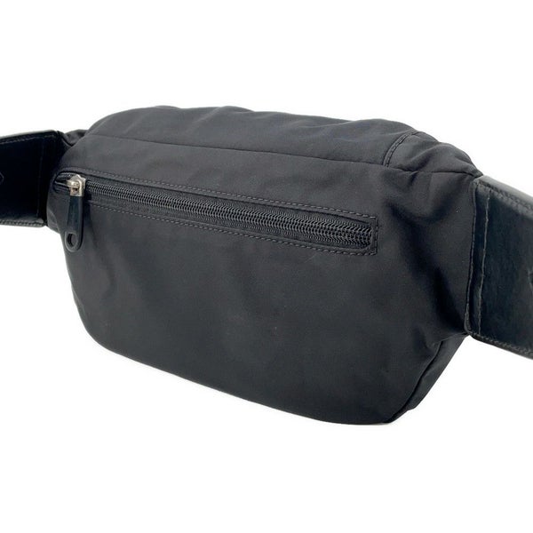 バーバリー ボディバッグ ロゴ ナイロン 8025668 BURBERRY ウエストポーチ 黒