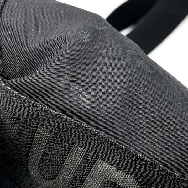 バーバリー ボディバッグ ロゴ ナイロン 8025668 BURBERRY ウエストポーチ 黒