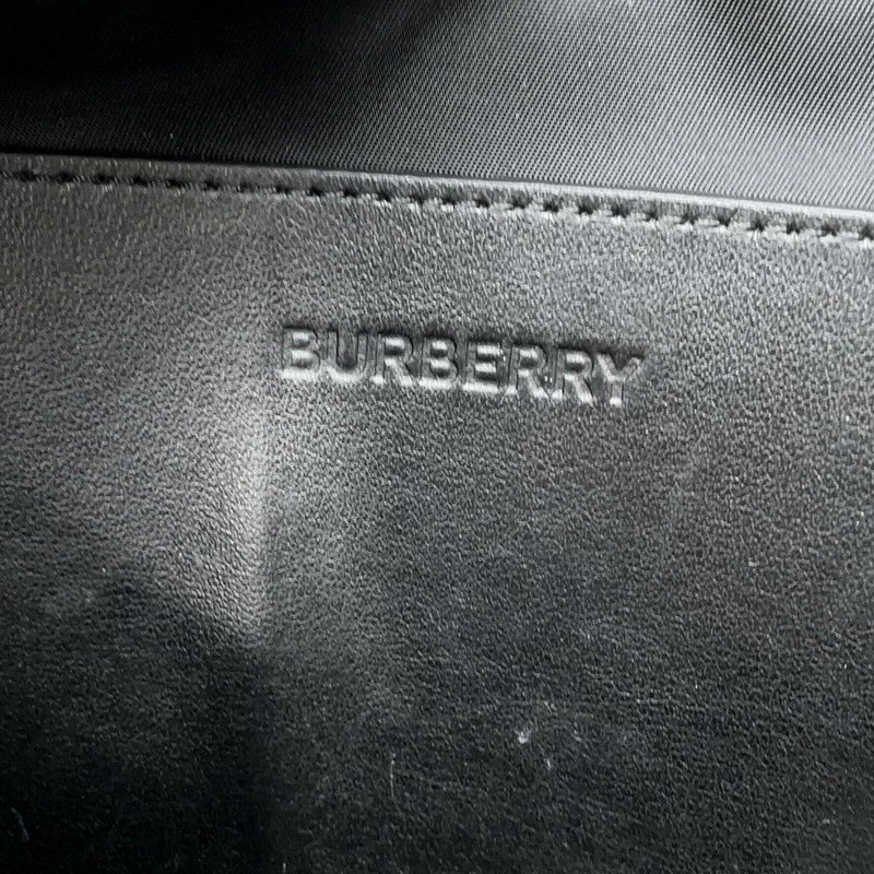 バーバリー ボディバッグ ロゴ ナイロン 8025668 BURBERRY ウエストポーチ 黒