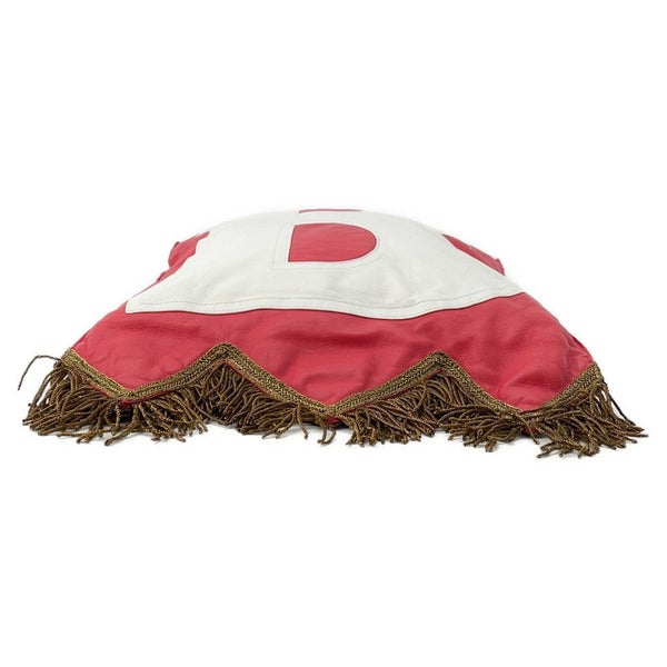 バーバリー ハンドバッグ BTロゴ フリンジ フラッグバッグ レザー 8046596 BURBERRY 白