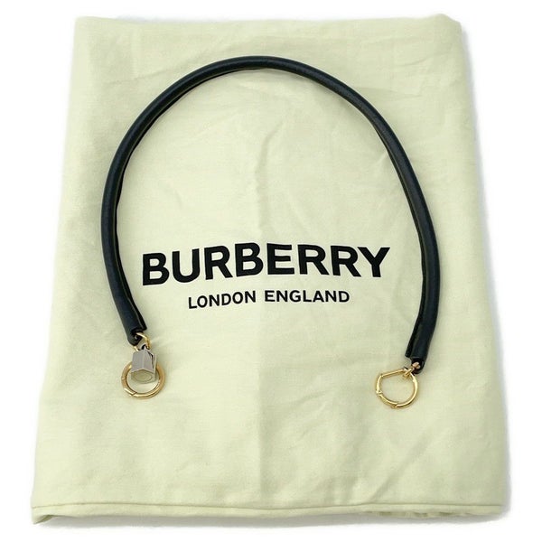 バーバリー ハンドバッグ BTロゴ フリンジ フラッグバッグ レザー 8046596 BURBERRY 白