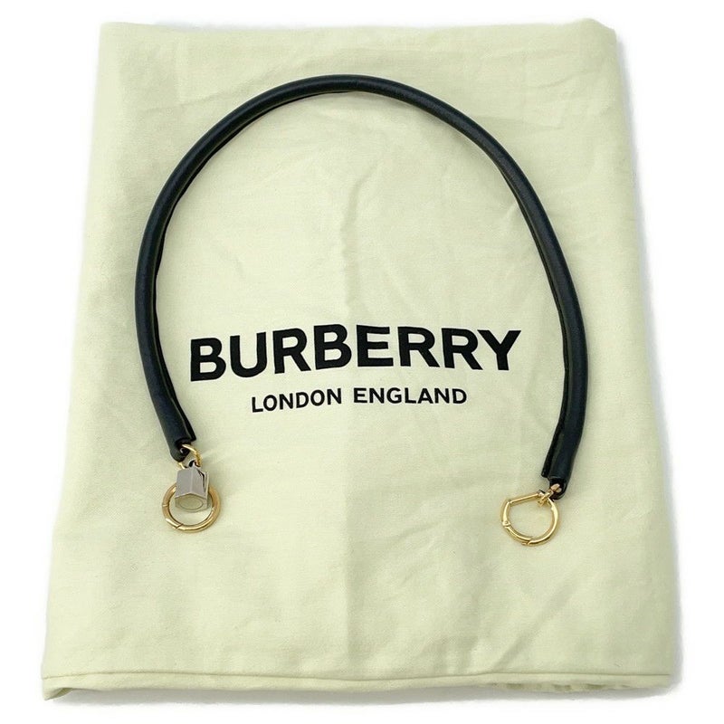 バーバリー ハンドバッグ BTロゴ フリンジ フラッグバッグ レザー 8046596 BURBERRY 白