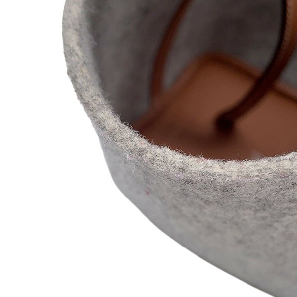 エルメス ハンドバッグ ピコタンロックPM グリスペール/ゴールド/シルバー金具 フェルト/スイフト  Y刻印