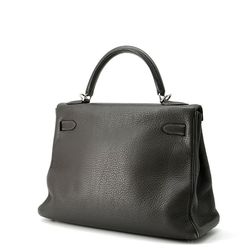 エルメス ハンドバッグ ケリー32 内縫い グラファイト/シルバー金具 トゴ □E刻印 2wayショルダー