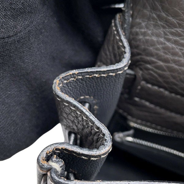 エルメス ハンドバッグ ケリー32 内縫い グラファイト/シルバー金具 トゴ □E刻印 2wayショルダー