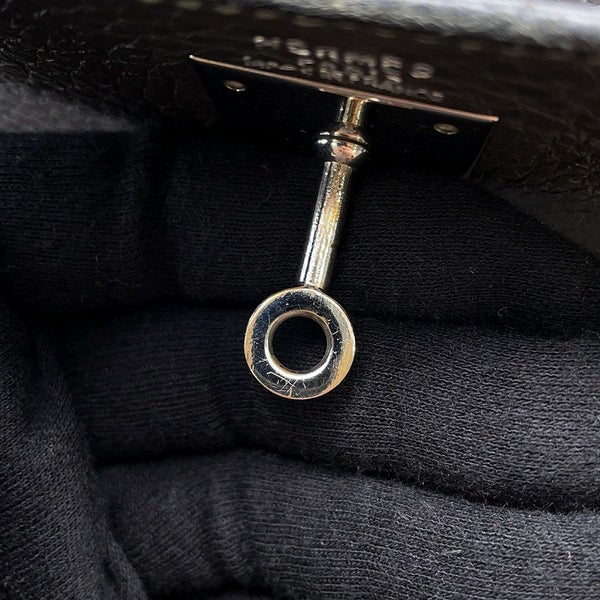 エルメス ハンドバッグ ケリー32 内縫い グラファイト/シルバー金具 トゴ □E刻印 2wayショルダー