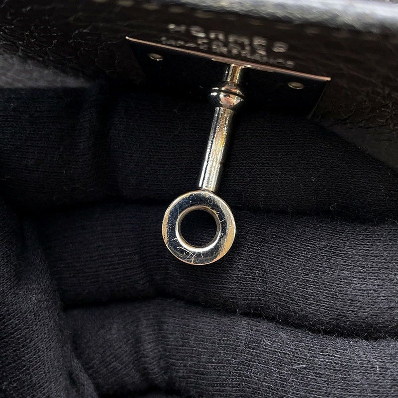 エルメス ハンドバッグ ケリー32 内縫い グラファイト/シルバー金具 トゴ □E刻印 2wayショルダー