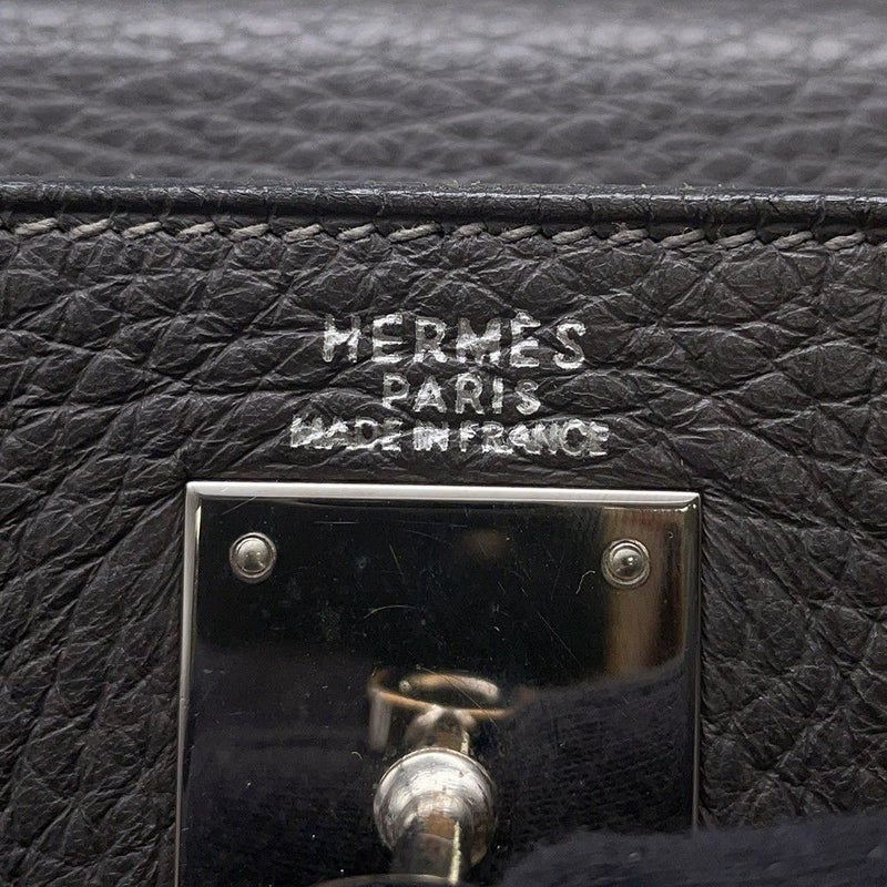 エルメス ハンドバッグ ケリー32 内縫い グラファイト/シルバー金具 トゴ □E刻印 2wayショルダー
