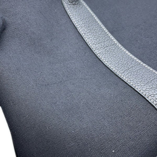 エルメス トートバッグ ガーデンパーティPM ブラック/シルバー金具 トワルアッシュ/ネゴンダ □G刻印 HERMES Garden Party 黒