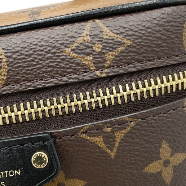 ルイヴィトン ハンドバッグ モノグラム・リバース ヴァニティ・チェーン ポーチ M47125 LOUIS VUITTON 2way ブラック 黒