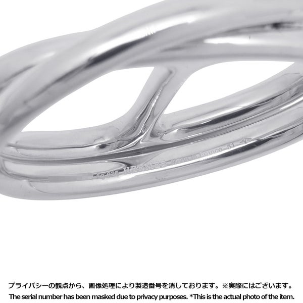 エルメス リング シェーヌダンクル パンク ダブルリング SV925シルバー リングサイズ51 HERMES ジュエリー 指輪