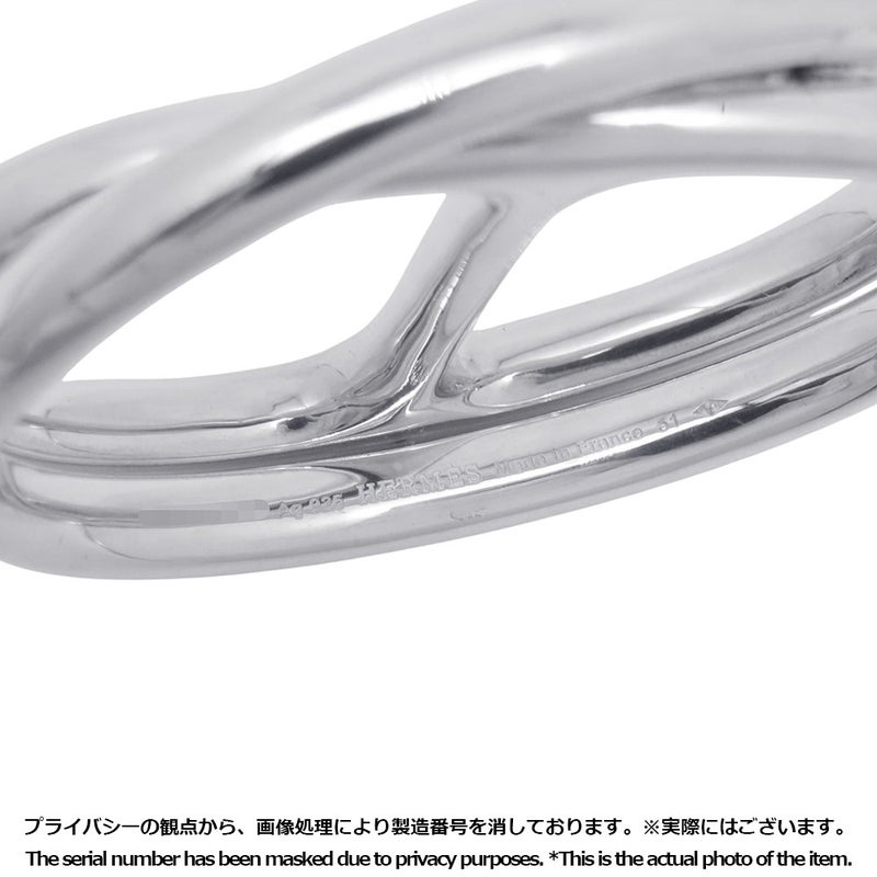 エルメス リング シェーヌダンクル パンク ダブルリング SV925シルバー リングサイズ51 HERMES ジュエリー 指輪
